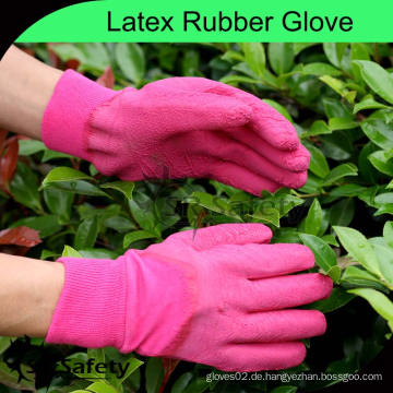 SRSAFETY Gartenhandschuhe knacken Latexhandschuhe / Latex beschichtete Interlockhandschuhe, rote Handschuhe